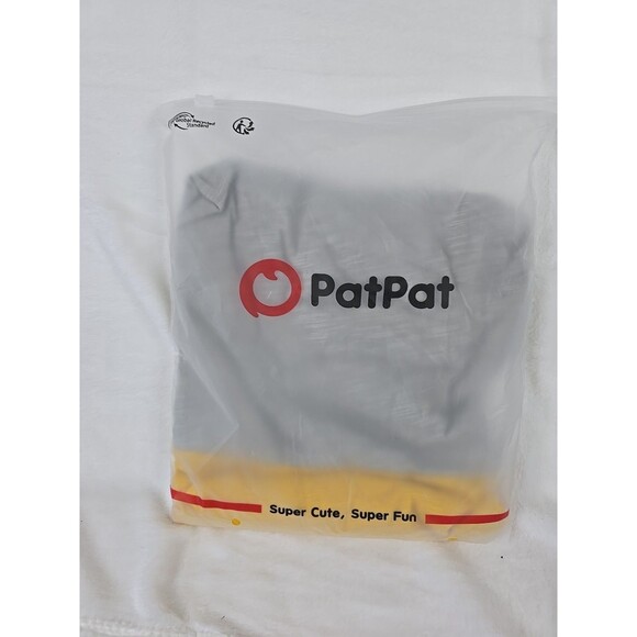 PatPat Men’s Colorblock Crewneck T-Shirt Yellow Gray White Size L Cotton Blend - Picture 3 of 7